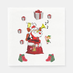 Weihnachtsbuch Napkins, Weihnachten Serviette