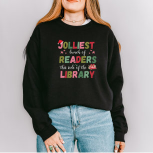 Weihnachtsbuch-Shirt-Geschenk für Bibliothekar Büc Sweatshirt