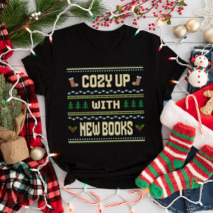 Weihnachtsbuch-Shirt-Geschenk für Bibliothekar Büc T-Shirt