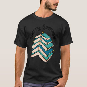 Weihnachtsbücher Baumkirchen Bücherwürmer Biblioth T-Shirt