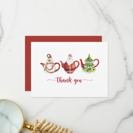 Weihnachtsbücher, Party Dankeskarte