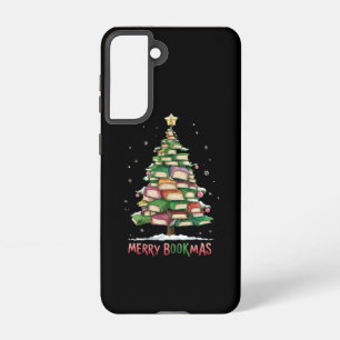 Weihnachtsbuchliebhaber Baum Bibliothekar Frohe Bu Samsung Galaxy Hülle