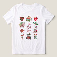 Weihnachtsbuchliebhaber-T-Shirt Tri-Blend-Shirt