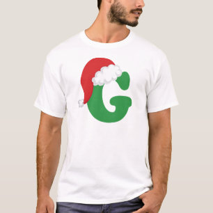 Weihnachtsbuchstabeg-Alphabet T-Shirt