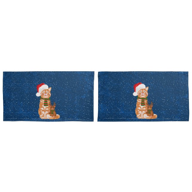 Weihnachtsbuddies Kissenbezug (Vorderseite-Set)