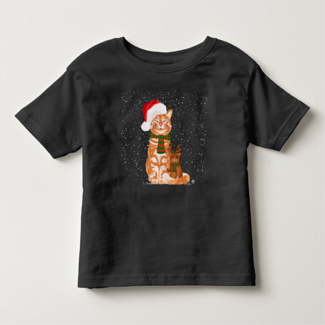 Weihnachtsbuddies Kleinkind T-shirt (Vorderseite)