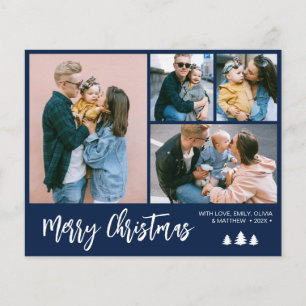 Weihnachtsbudget Foto Collage Urlaub  Flyer