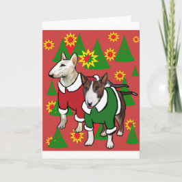 Weihnachtsbulle Feiertagskarte