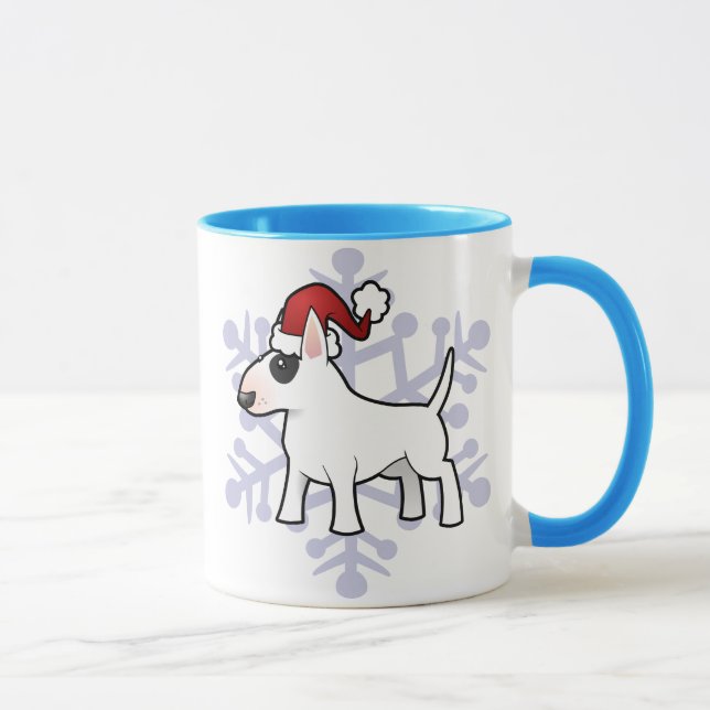 WeihnachtsBullterrier Tasse (Rechts)
