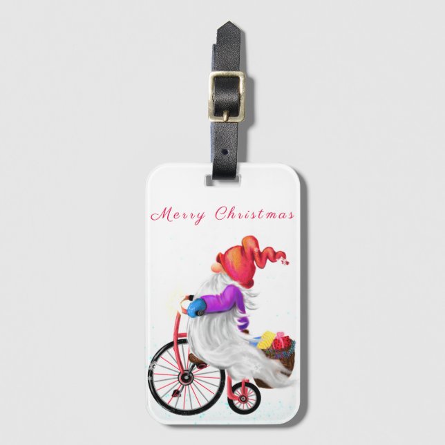 Weihnachtsbummel mit dem Bike und dem Gepäckstück Gepäckanhänger (Vorderseite Vertikal)