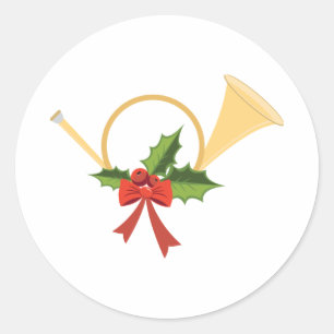 Weihnachtsbummel Runder Aufkleber
