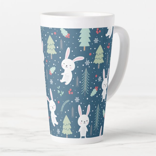 Weihnachtsbunny Milchtasse (Rechte Ecke)