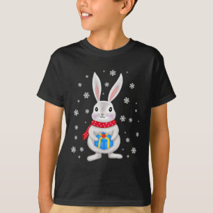 Weihnachtsbunny Rabbit Weihnachtskinder T-Shirt