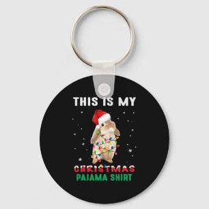 Weihnachtsbunny Schlüsselanhänger