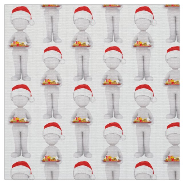 weihnachtsburger santa stoff (Muster)