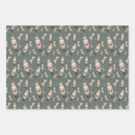 Weihnachtsbussknackpapier Geschenkpapier Set