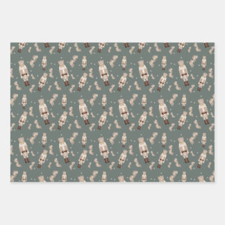 Weihnachtsbussknackpapier Geschenkpapier Set