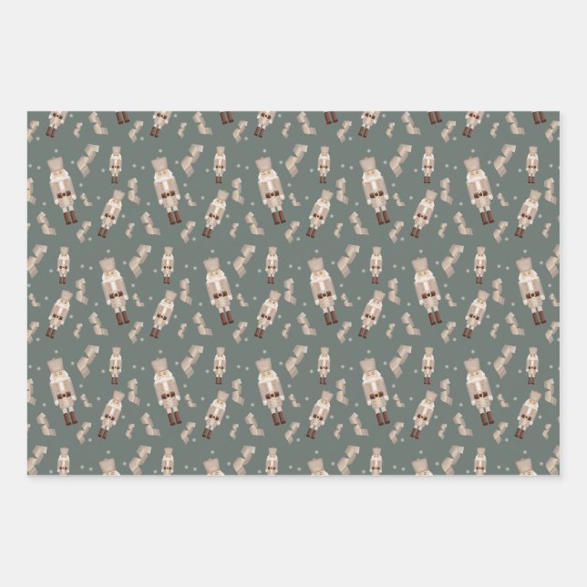 Weihnachtsbussknackpapier Geschenkpapier Set (Vorderseite)