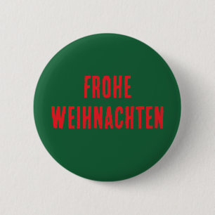 Weihnachtsbutton - Frohe Weihnachten Button