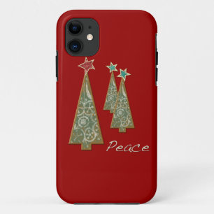 Weihnachtsc$baum-frieden/-ROT Case-Mate iPhone Hülle