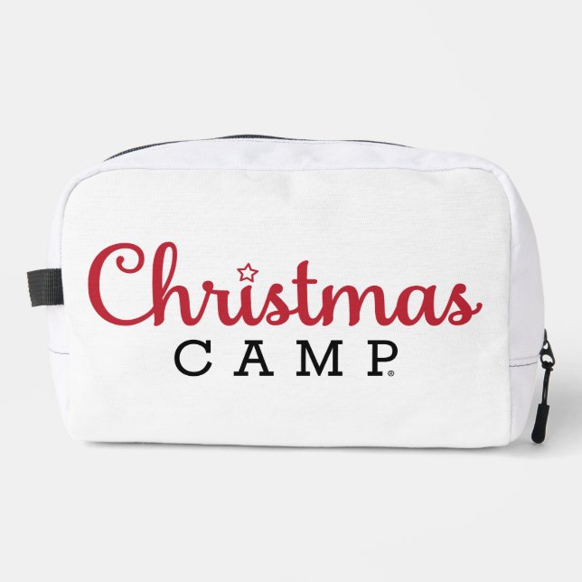 Weihnachtscamp Makeup | Weihnachtskosmetiktasche Waschbeutel (Vorderseite)