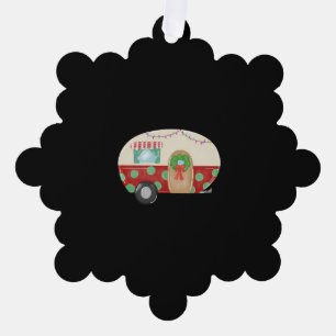 Weihnachtscamper Ornament Karte