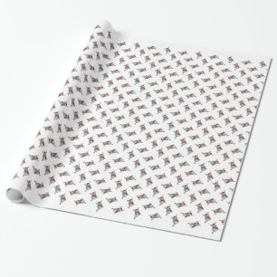Weihnachtschinchilla Geschenkpapier