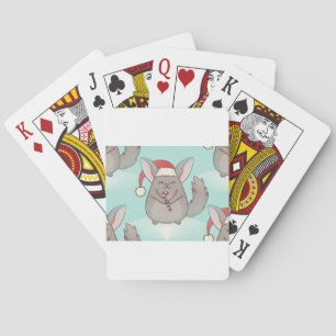 Weihnachtschinchillas Spielkarten
