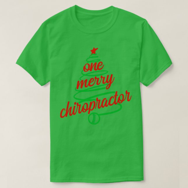 Weihnachtschiropraktiker T-Shirt (Design vorne)