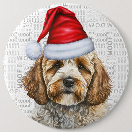 Weihnachtscockapoo Button
