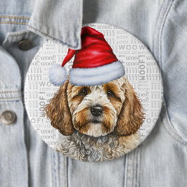 Weihnachtscockapoo Button