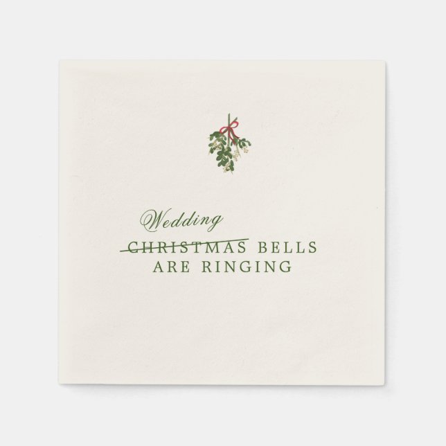 Weihnachtscocktail Napkins Serviette (Vorderseite)