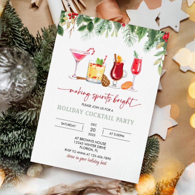 Weihnachtscocktail-Party Einladung (Von Creator hochgeladen)
