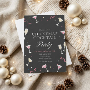 Weihnachtscocktails Festliche Getränke Weihnachtsf Einladung