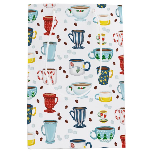 Weihnachtscoffee-Cup of Cosy Mittlere Geschenktüte (Vorderseite)