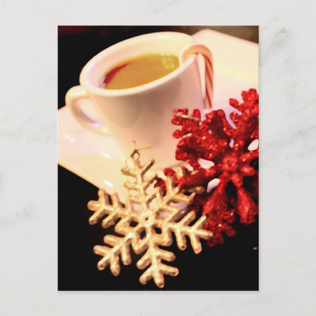 Weihnachtscoffee Postkarte (Vorderseite)