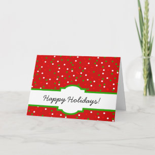 WeihnachtsConfetti • Glühender Zimt besprüht Feiertagskarte