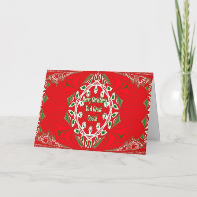 Weihnachtscookarte Feiertagskarte (Vorderseite)