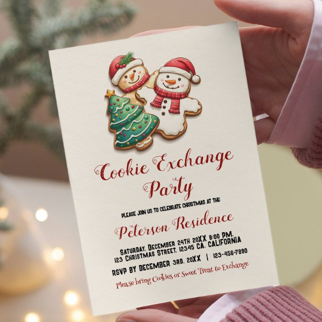 Weihnachtscookies I Cookie Exchange Party Einladung (Von Creator hochgeladen)