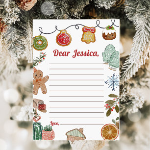 Weihnachtscookies Kapselnotizkarte Dankeskarte