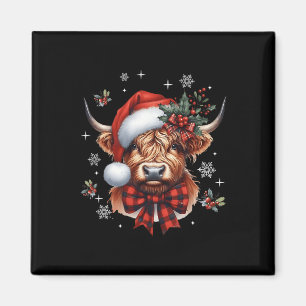 Weihnachtscoquette Hochland Kuh Niedlich Moo Cow X Magnet