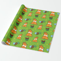 Weihnachtscorgi-Packpapier | CorgiThings