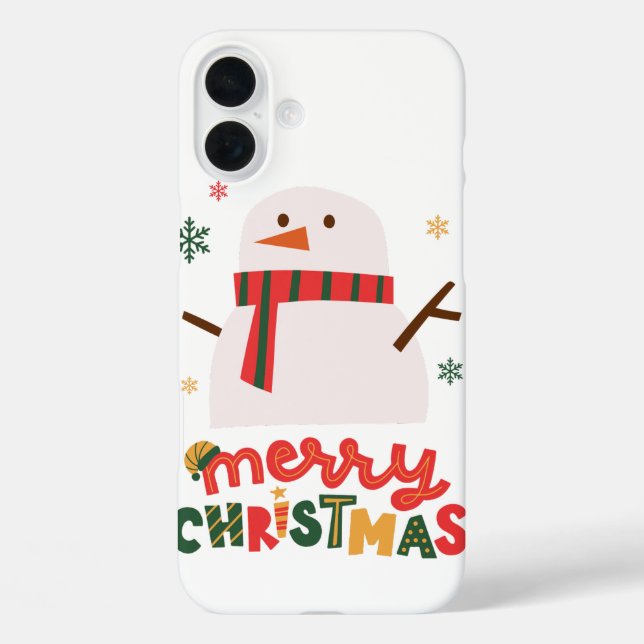 Weihnachtscover 2 iPhone 16 plus hülle (Rückseite)