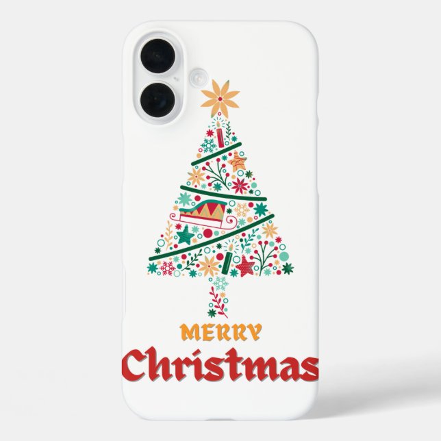 Weihnachtscover 4 iPhone 16 plus hülle (Rückseite)