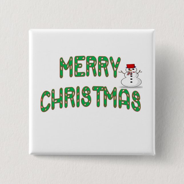 Weihnachtscreme Button (Vorderseite)