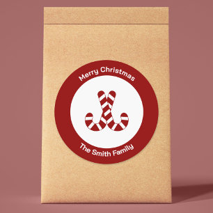 Weihnachtscreme Candy Sticker