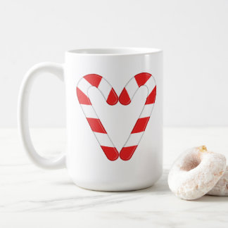 Weihnachtscreme Cane Herz Tasse