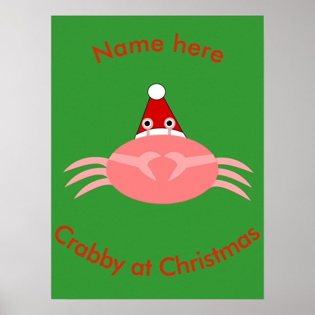 Weihnachtscreme Custom Poster (Vorne)