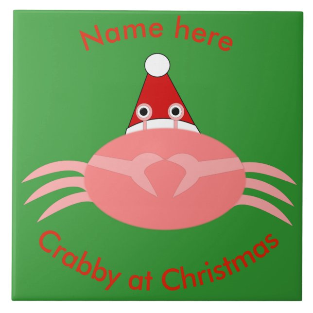 Weihnachtscreme Custom Tile Fliese (Vorderseite)