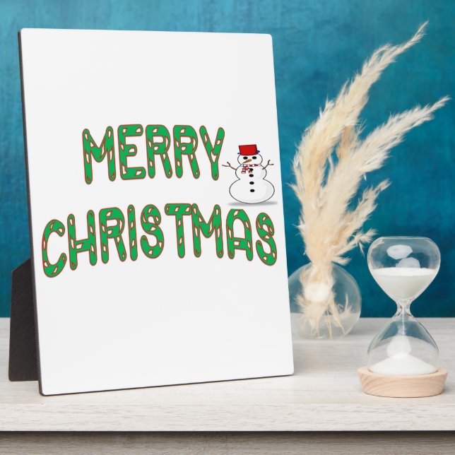 Weihnachtscreme Fotoplatte (Seite)